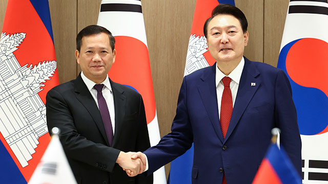한-캄보디아 ‘전략적 동반자 관계’로 …김 여사 오찬 참석