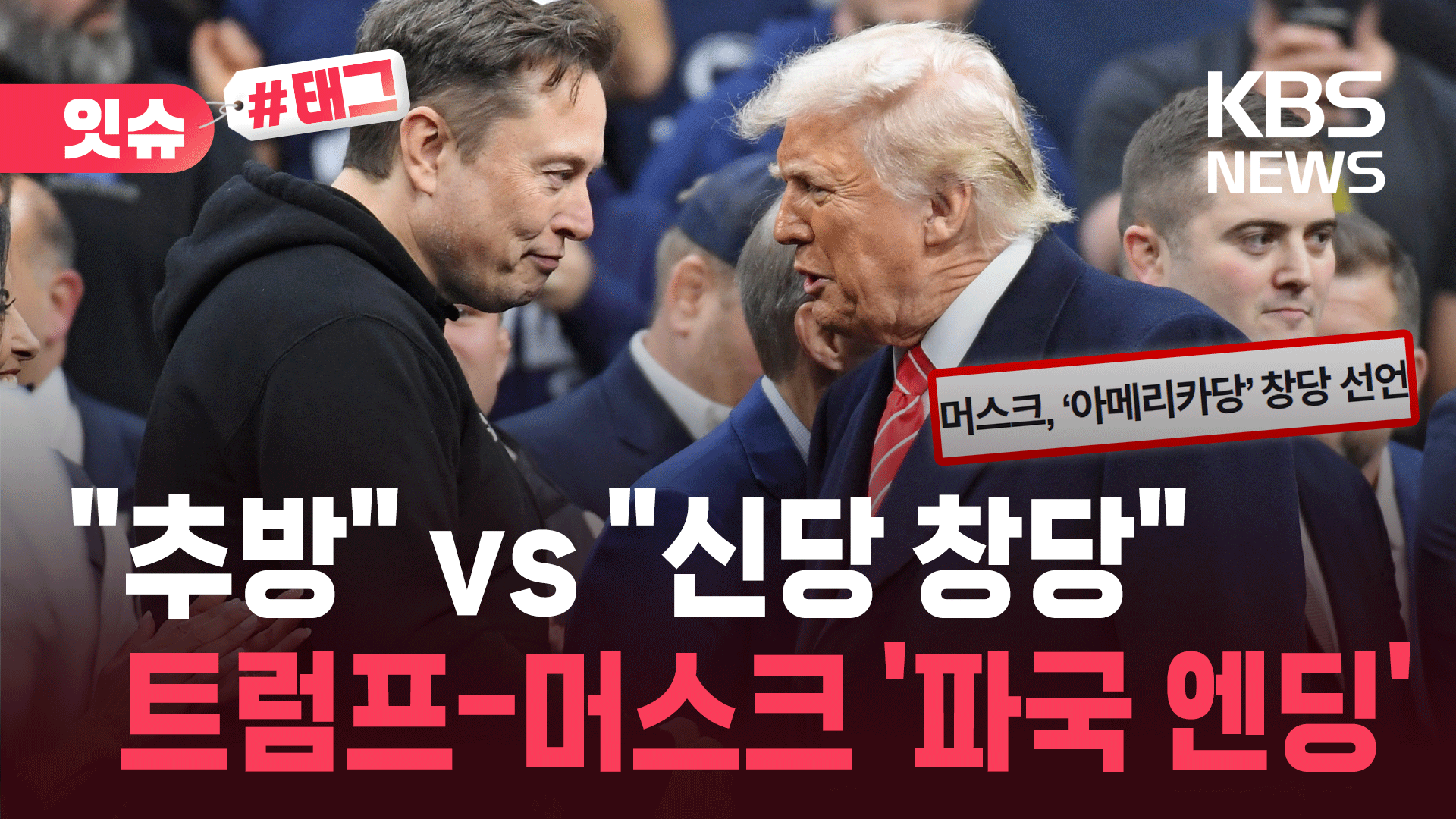 머스크, 트럼프 보란 듯 ‘신당’ 창당 선언…테슬라 주가 또 출렁?