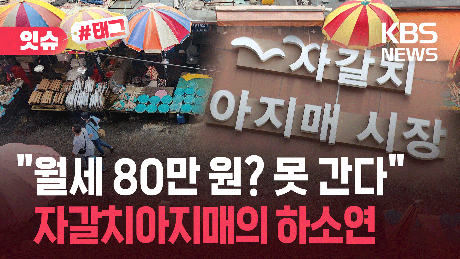 “5만 원 내다 80만 원 내라니”…자갈치아지매 시장, 개장 못 하는 이유