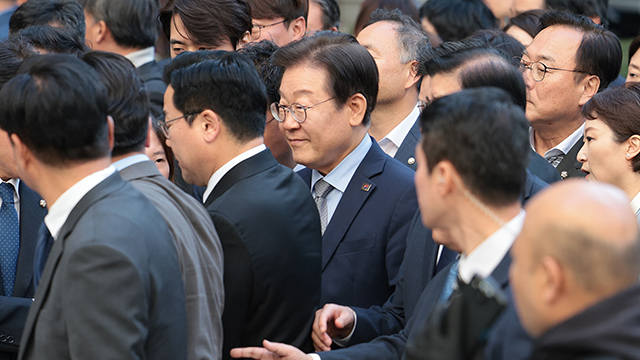 [속보] 이재명 ‘공직선거법 위반’ 1심  “징역 1년에 <br>집행유예 2년”