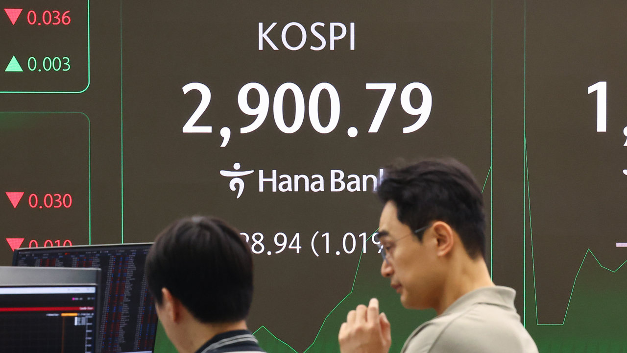 코스피 장중 2,900 넘어…<br>3년 5개월 만