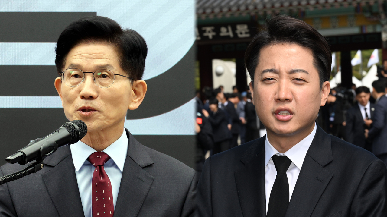 김문수 “임기 단축·4년 중임 개헌”…이준석, 5·18 기념식 참석