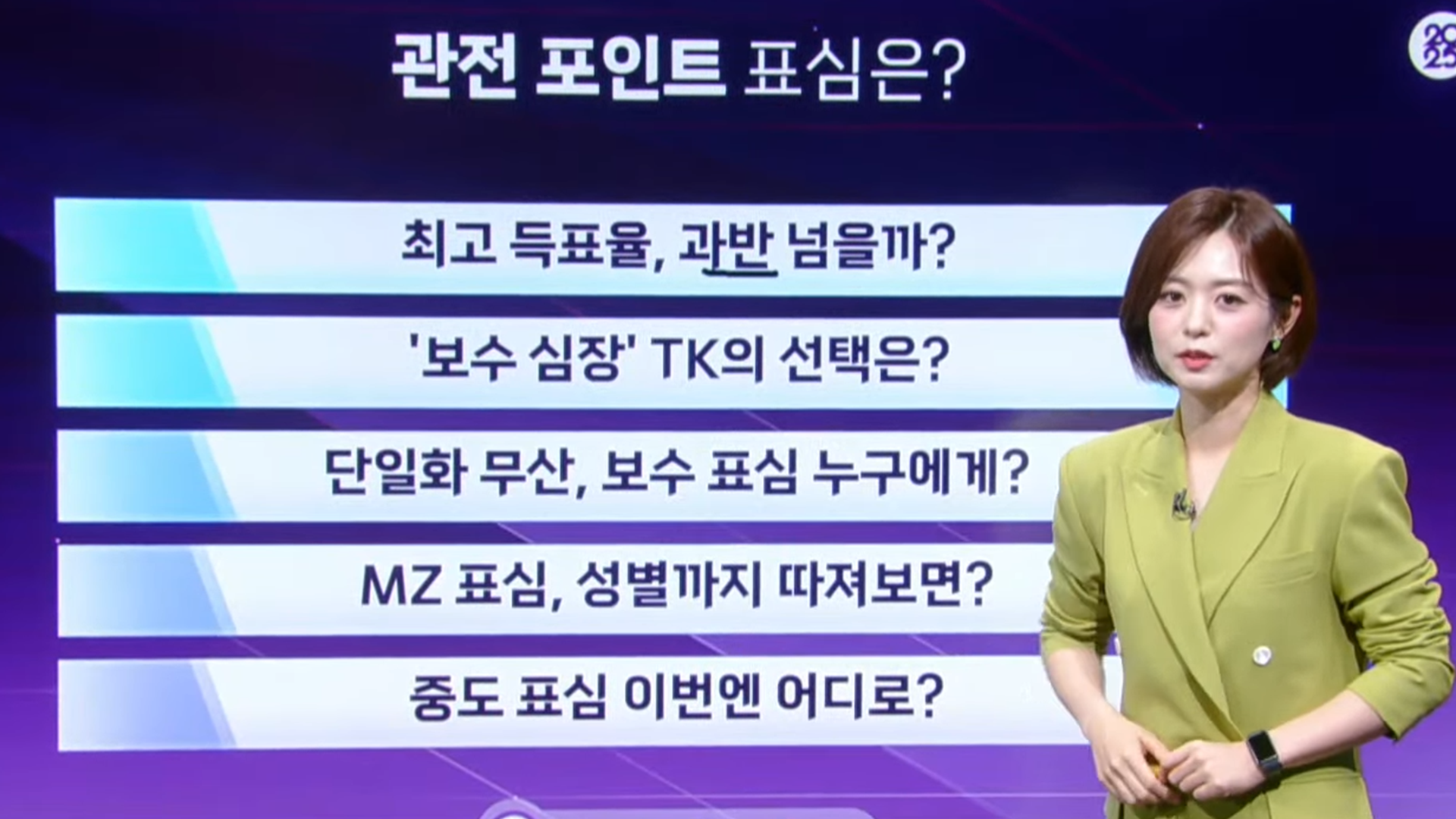과반 득표 가능? MZ 표심은?…개표 관전포인트 Top 5 [개표방송] 
