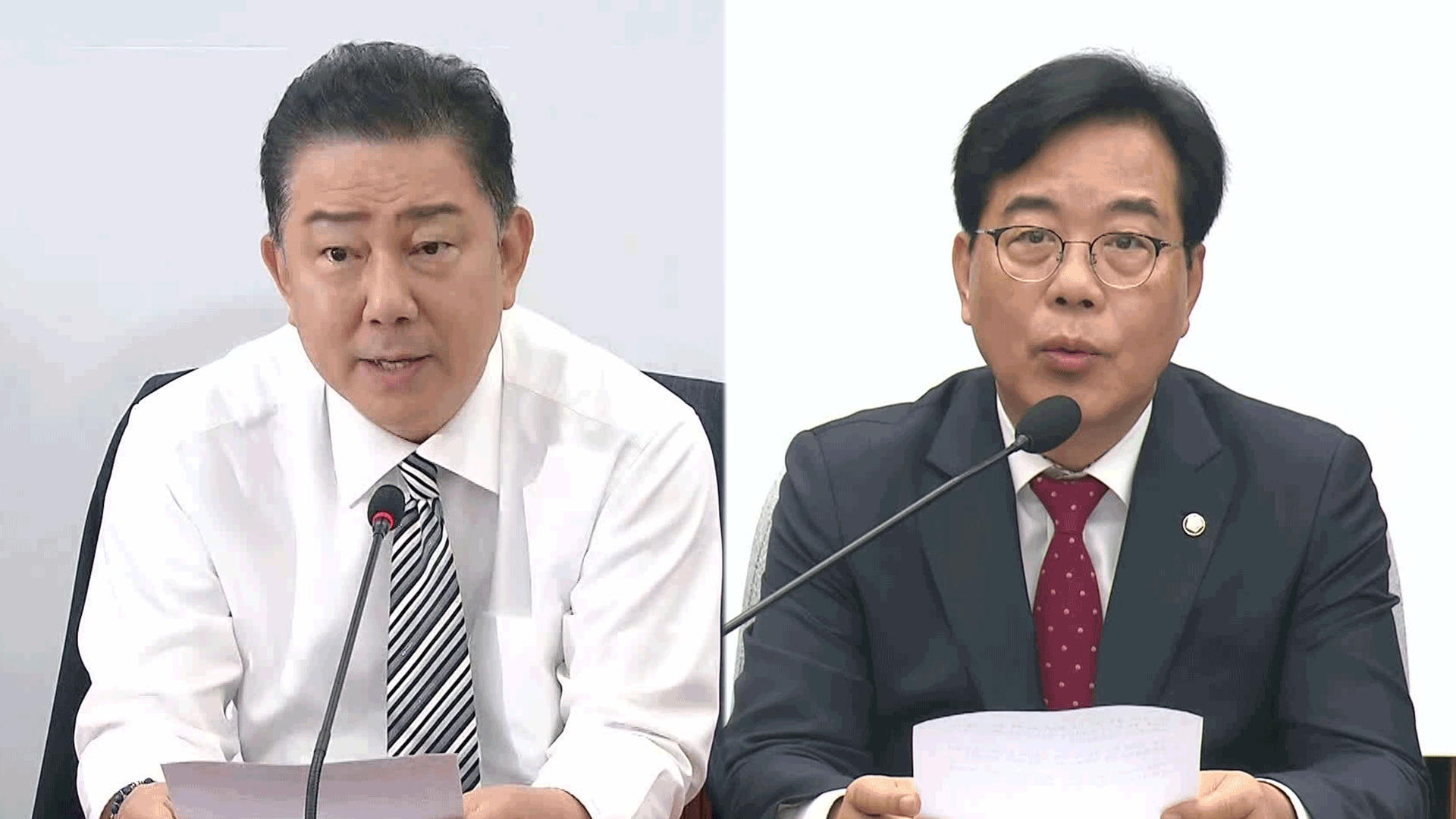 여야 새 원내대표 첫 회의…“민생 회복” “혁신위 구성”