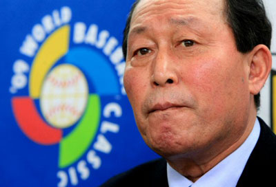 26일 서울 강남구 도곡동 야구회관에서 김인식 감독이 WBC대표팀 명단을 발표하고 기자회견을 하고 있다. 