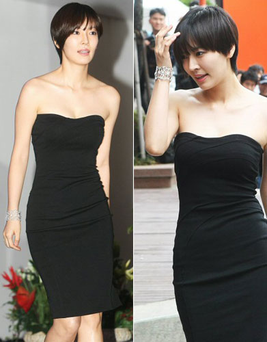 12일 오후 구로동의 한 쇼핑몰에서 열린 드라마 '아이리스' 제작발표회에서 배우 김소연이 입장하고 있다. 